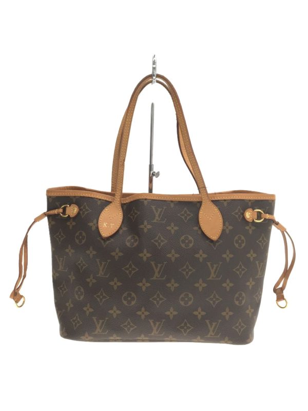1 Louis Vuitton Neverfull PM Monogram Handbag PVC Brown