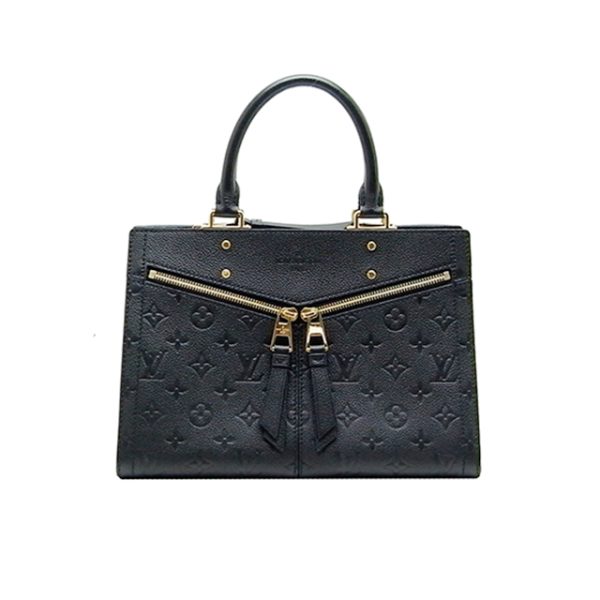 Exif JPEG PICTURE Louis Vuitton Three PM Hand Bag Monogram Implant Noir Black