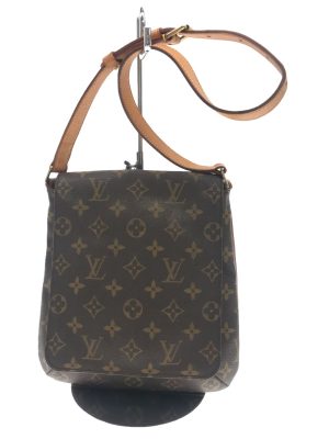 1 Chanel Coco Mark Quilted Stitching Leather Tote Bag Shoulder Bag 2way Chain Bag Beige Brown