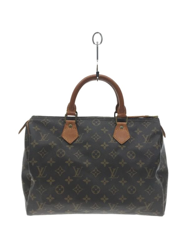 1 Louis Vuitton Speedy 30 Hand Bag Monogram PVC Brown