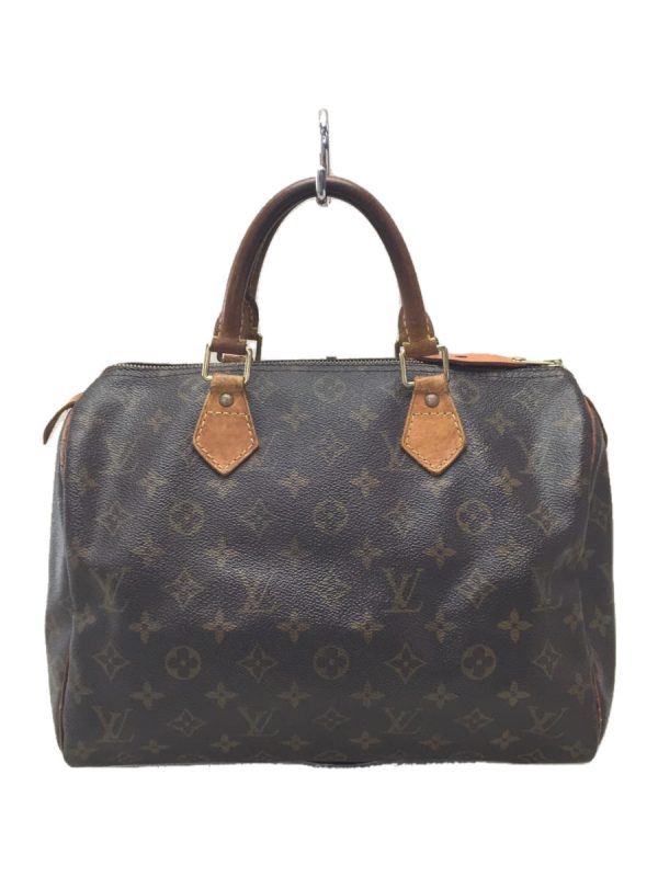 1 Louis Vuitton Speedy 30 Hand Bag Monogram Canvas PVC Brown