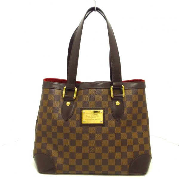 1 Louis Vuitton Hampstead PM Handbag Ebene Damier Canvas