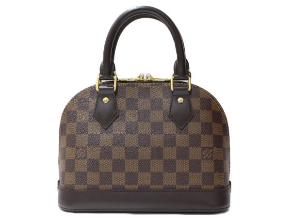 1 Louis Vuitton Alma BB Handbag Shoulder Bag Damier Ebene Brown