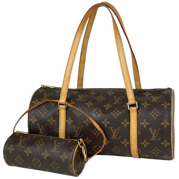 1 Louis Vuitton Papillon 30 Barrel Bag Handbag Monogram Brown