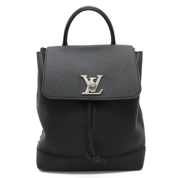 1 Louis Vuitton LockMe Backpack Rucksack Calf Leather Noir Black