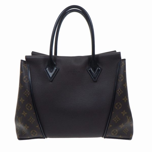 1 Louis Vuitton Tote W PM Handbag Cuir Orfevre Leather Brown