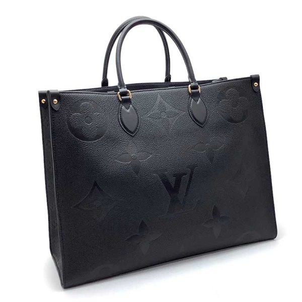 1 Louis Vuitton On The Go GM Monogram Implant Noir Black