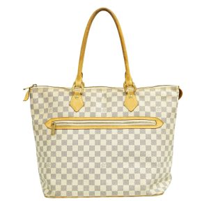 1 Louis Vuitton Neverfull MM Tote Bag Coated Canvas Damier Brown