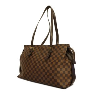 1 Louis Vuitton City Steamer MM Grained Calf Leather 2way Handbag Shoulder Bag Noir