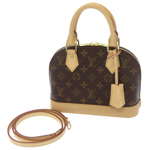 1 Louis Vuitton Handbag Monogram Alma BB 2way