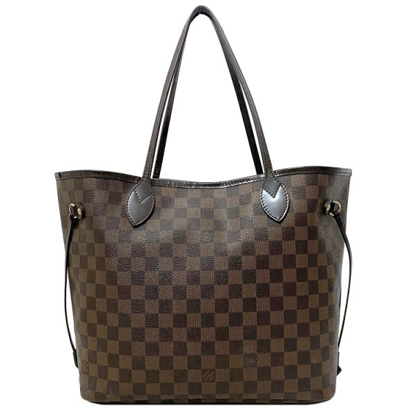 1 Louis Vuitton Tote Bag Neverfull MM Brown Damier Ebene