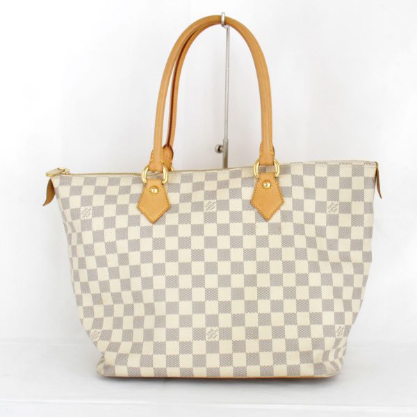 1 Louis Vuitton Saleya MM Tote Bag Damier Azur Canvas