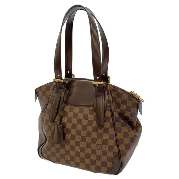 1 Louis Vuitton Handbag Damier Ebene Verona MM Red