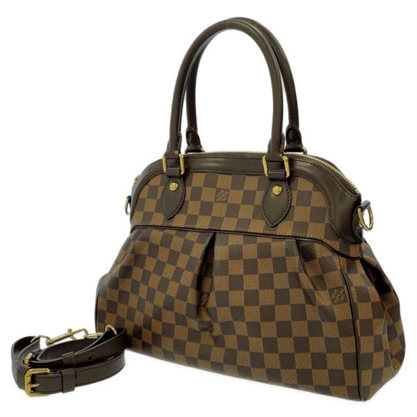 1 Louis Vuitton Handbag Damier Ebene Trevi PM 2way Shoulder Bag