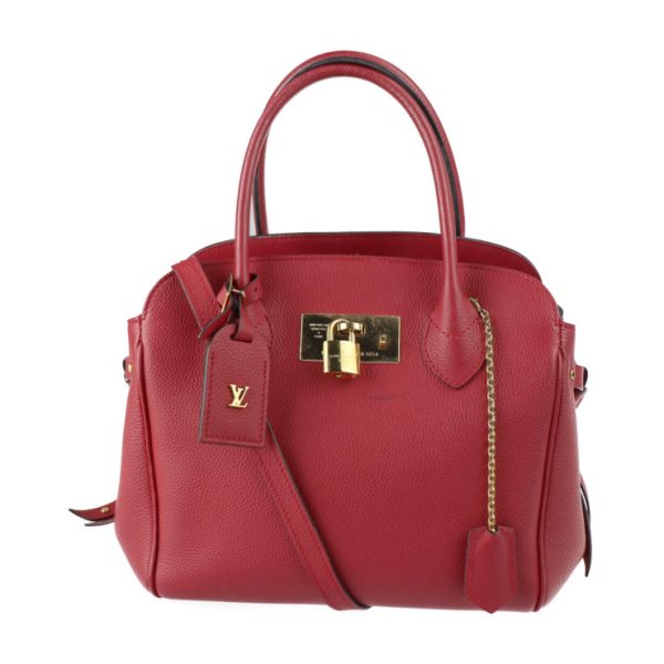 1 Louis Vuitton Mira PM Handbag Calf Leather Rouge Carmine