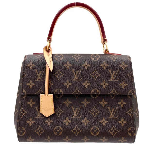 1 Louis Vuitton Monogram Cluny BB Small Bag Bag Handbag Brown