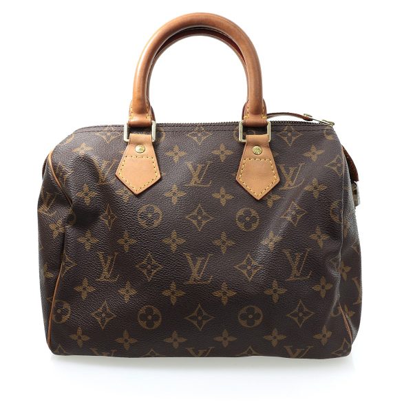 1 Louis Vuitton Monogram Speedy 25 Mini Boston Bag Brown