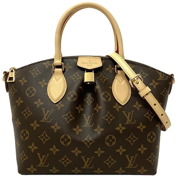 1 Louis Vuitton 2way Bag Boetie NM PM Brown Beige Monogram