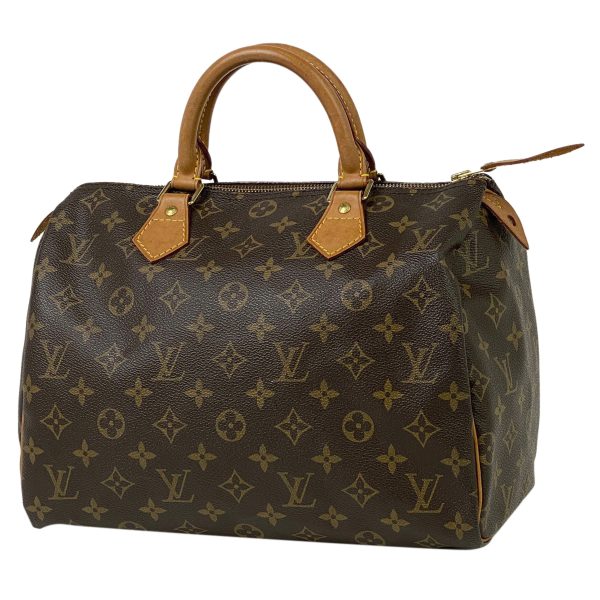 1 Louis Vuitton Speedy 30 Handbag Monogram Brown