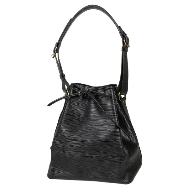 1 Louis Vuitton Petit Noe Drawstring Shoulder Bag Epi Noir