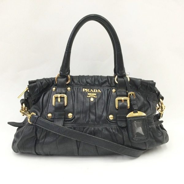 1 Prada Shoulder Bag Handbag Black