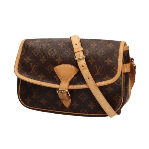 1 Gucci GG Canvas Shoulder Bag Leather Beige Brown