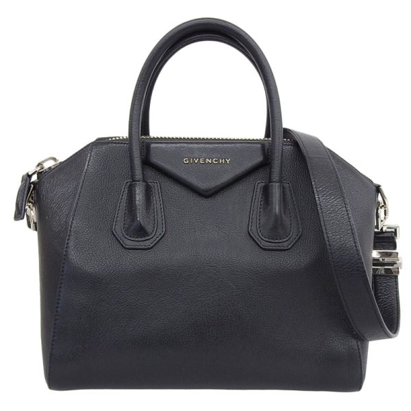 1 Givenchy Antigona Small 2way Bag Handbag Grain Leather Black