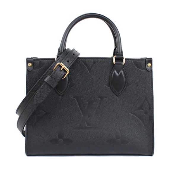 1 Louis Vuitton Amplant Black On The Go PM Handbag