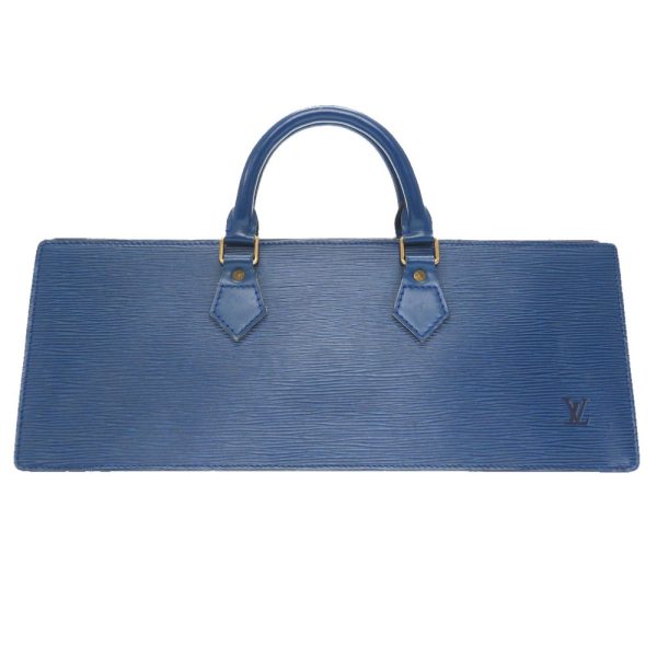 1 Louis Vuitton Epi Sac Triangle Blue Handbag Bag