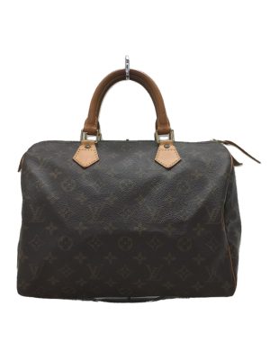 1 Louis Vuitton Petite Sac Plat Monogram 2way Bag Brown