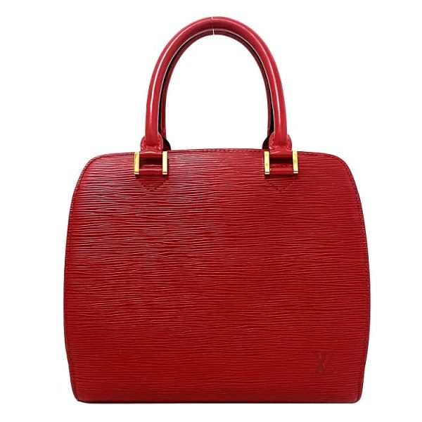 1 Louis Vuitton Pont Neuf Leather Bag Red