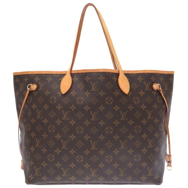 1 Louis Vuitton Monogram Neverfull GM Tote Bag