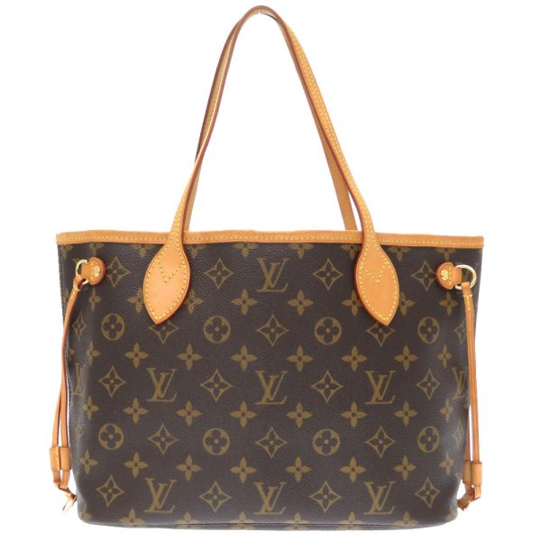 1 Louis Vuitton Monogram Neverfull PM Tote Bag