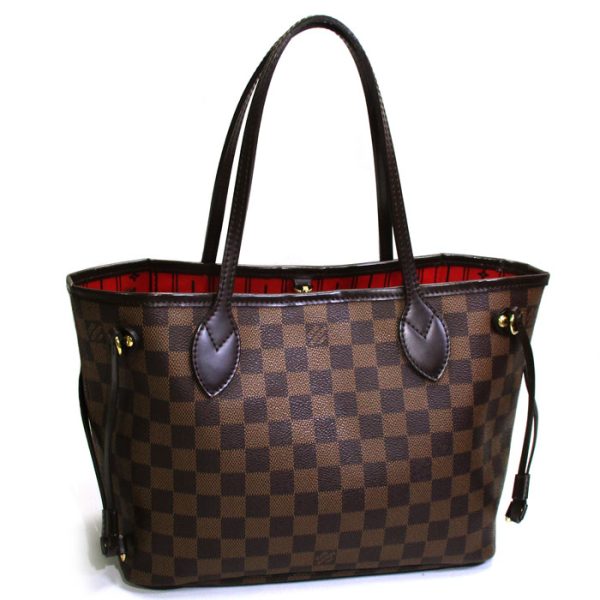 1 Louis Vuitton Neverfull PM Tote Bag Damier Ebene