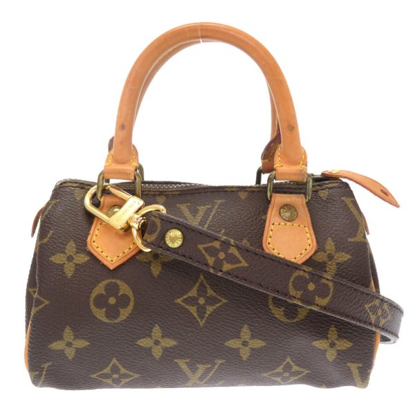 1 Louis Vuitton Monogram Mini Speedy 2 Way Handbag