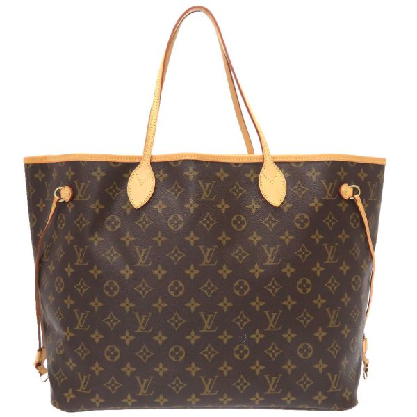 1 Louis Vuitton Monogram Neverfull GM Tote Bag