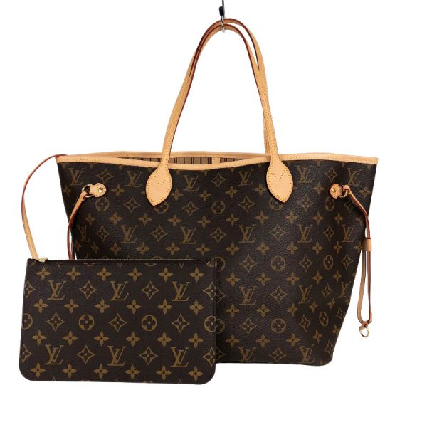 1 Louis Vuitton Neverfull MM Monogram Tote Bag