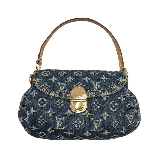 1 Louis Vuitton Pleaty Monogram Denim Mini Shoulder Bag