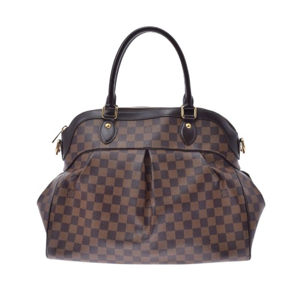 1 Louis Vuitton Damier Trevi GM 2way Bag Brown Damier Canvas Handbag