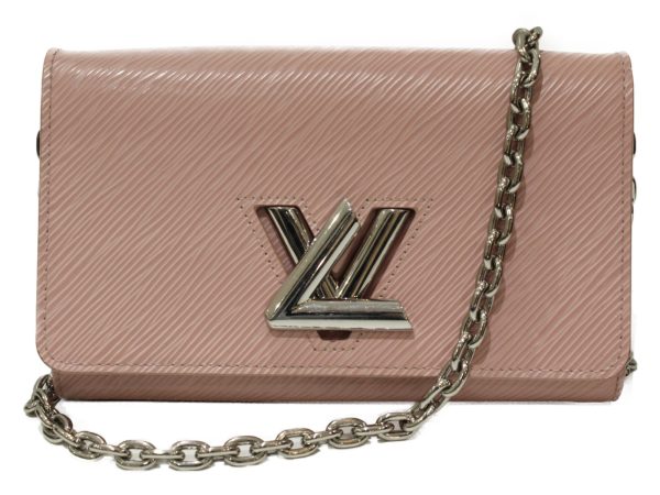 1 Louis Vuitton Portefeuille Twist Chain Epi Rose Ballerine Chain