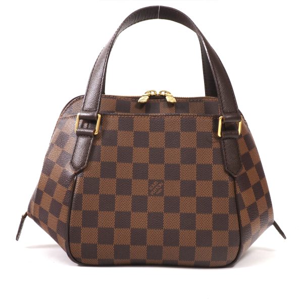 1 Louis Vuitton Belem PM Damier Ebene Cloth Bag Attached