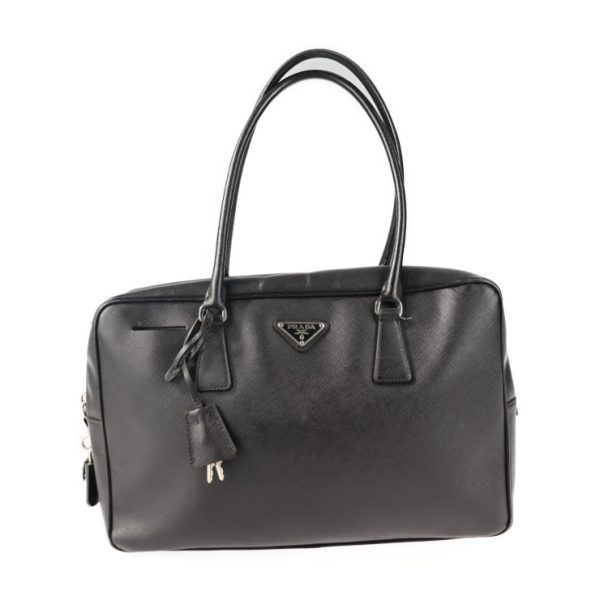 1 Prada Shoulder Bag Leather Nero