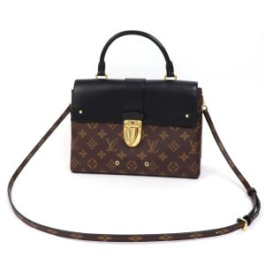 1 Louis Vuitton Alma BB Shoulder Handbag Epi Leather Noir Silver