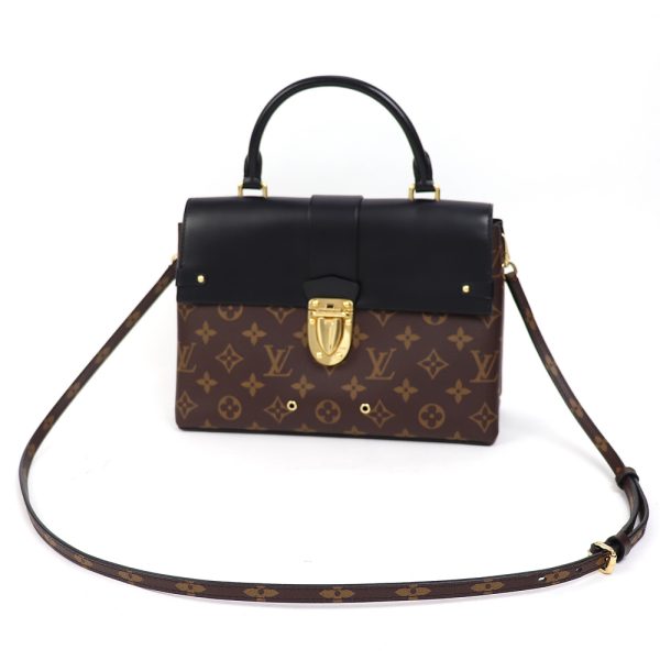 1 Louis Vuitton One Handle Flap Bag MM Monogram Ebene Noir