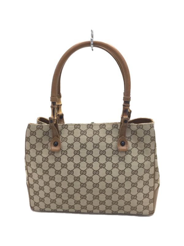 1 Gucci Tote Bag Bamboo Handle Camel