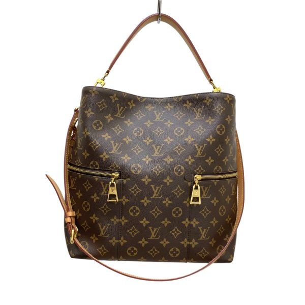 1 Louis Vuitton Monogram Melie Tote Bag Brown