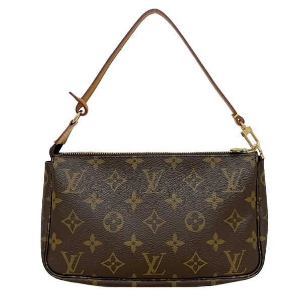 1 Louis Vuitton Accessory Pouch Pochette Accessoire Brown Monogram