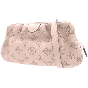 1 Louis Vuitton Scala Mini Mahina Leather Shoulder Bag Pink