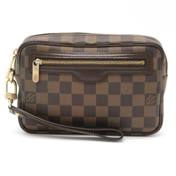 1 Louis Vuitton Damier Pochette Bie Macau Second Bag Clutch Bag