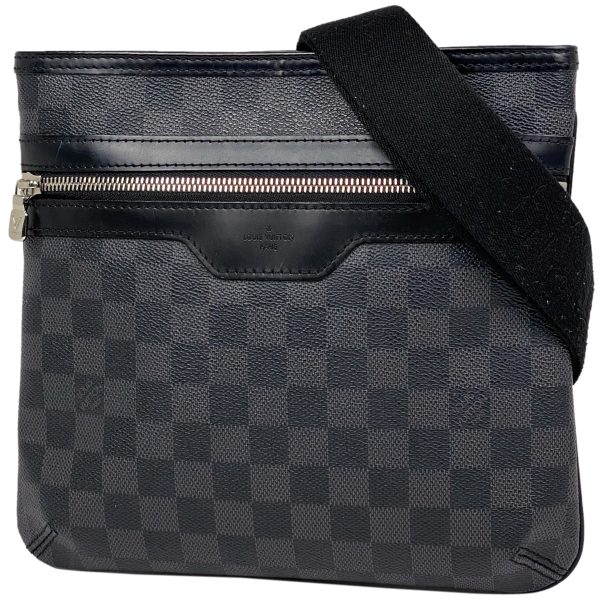 1 Louis Vuitton Thomas Crossbody Bag Damier Graphite Black